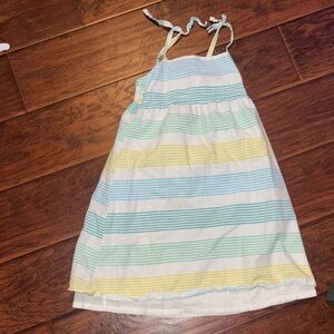 Crazy 8 Pastel Striped Dress with Tie Straps